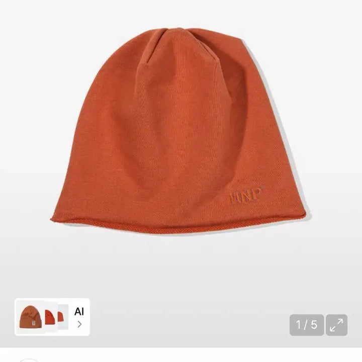 [BUNJANG] My Name Is Peter MNP Logo Beanie Orange / 마이네임이즈피터 MNP 로고 비니 오렌지