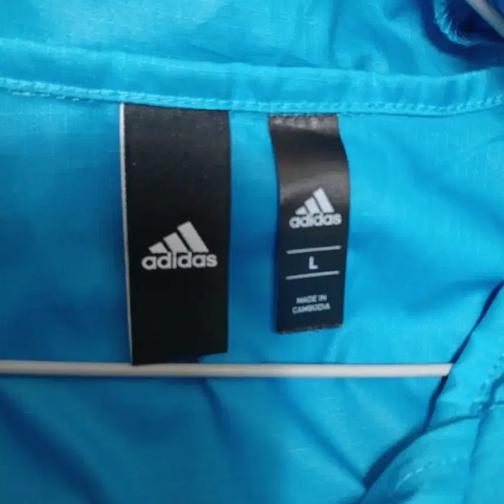 [BUNJANG] Adidas Three-Stripes Windbreaker Hooded Jacket Size L / 아디다스 여성 남성공용 삼선 바람막이 후드 자켓 사이즈 L (95-98)