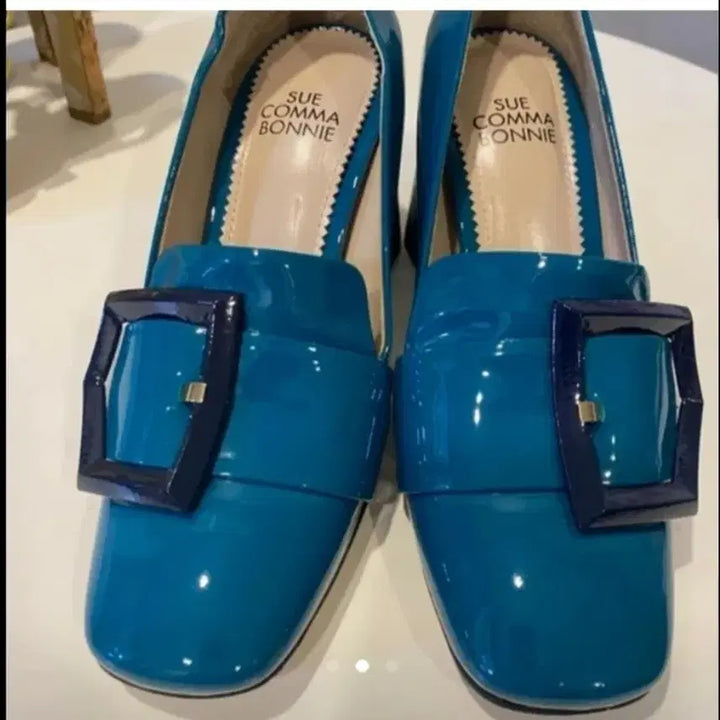 [BUNJANG] SUECOMMA BONNIE Enamel Buckle Heels / 슈콤마보니 구두