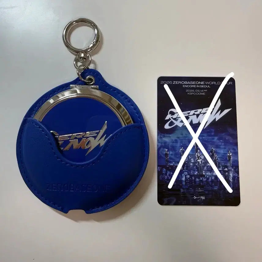 [BUNJANG] ZEROBASEONE ZB1 VIP Ticket Mirror Keyring Concert Merchandise / 제로베이스원 제베원 거울 키링 VIP