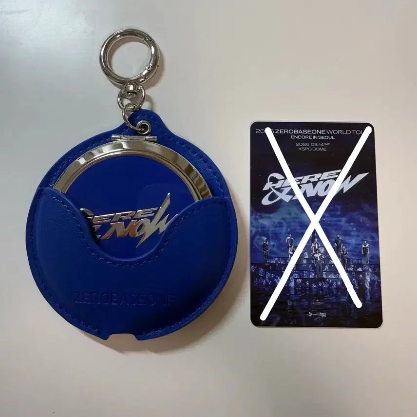 [BUNJANG] ZEROBASEONE ZB1 VIP Ticket Mirror Keyring Concert Merchandise / 제로베이스원 제베원 거울 키링 VIP