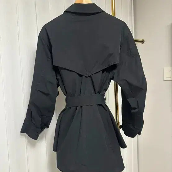 [BUNJANG] Julogue Short Trench Coat Belted Jacket / 줄로그 숏 트렌치 코트 벨트 자켓 새상품