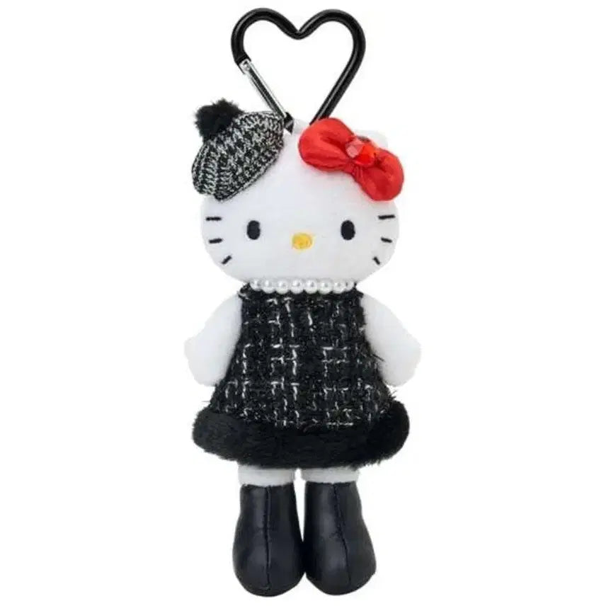 [BUNJANG] Hello Kitty Long-Leg Tweed Dress Keyring / [일본정품]헬로키티 롱다리 트위드 드레스 키링