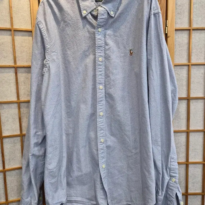 [BUNJANG] Polo Ralph Lauren Light Blue Shirt Size 105 / 폴로 랄프로렌 하늘색 셔츠 남방 105