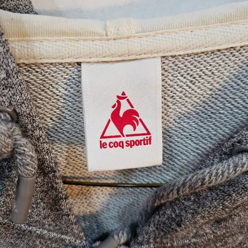 [BUNJANG] Le Coq Sportif Grey Full-Zip Hoodie / <만원빈티지>르꼬끄 스포르티브 그레이 후드집업
