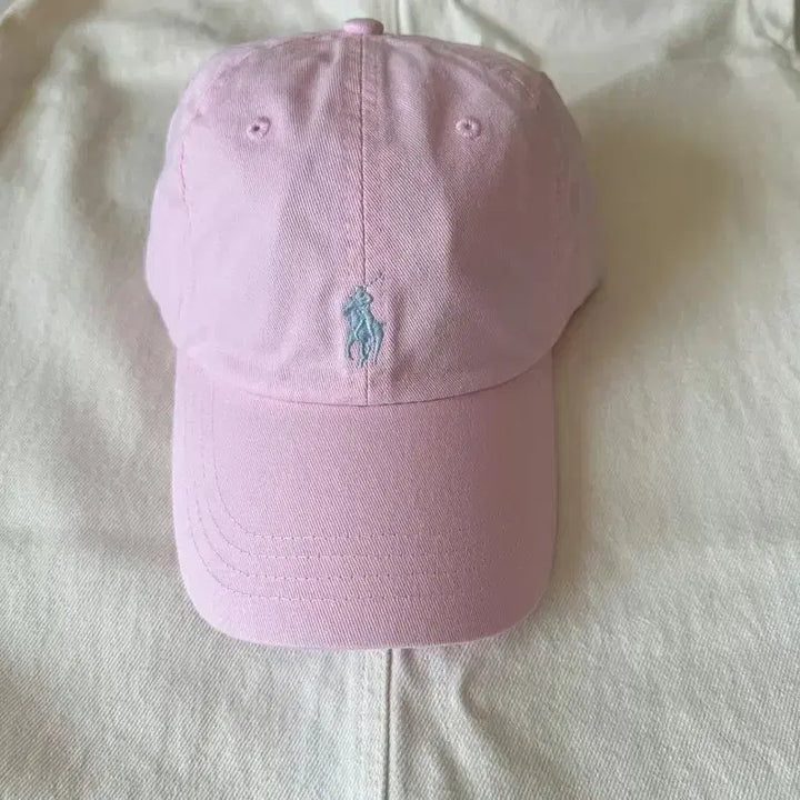 [BUNJANG] Polo Ralph Lauren Pink Chino Cotton Baseball Cap / 사랑스러운 핑크색 폴로 랄프로렌 볼캡입니다
