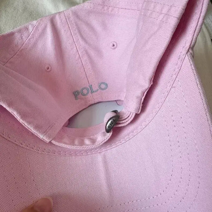 [BUNJANG] Polo Ralph Lauren Pink Chino Cotton Baseball Cap / 사랑스러운 핑크색 폴로 랄프로렌 볼캡입니다