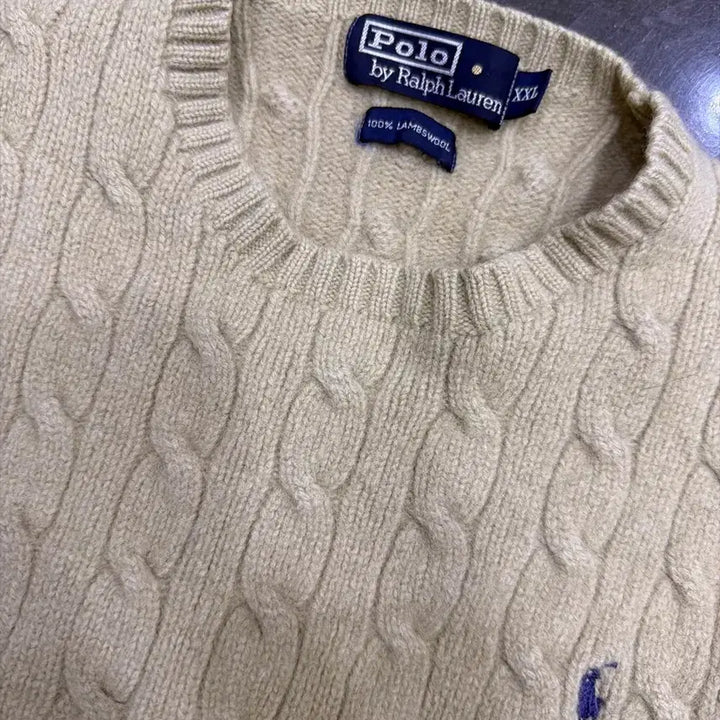 [BUNJANG] Polo Ralph Lauren Classic Cable Knit Lambswool Sweater Women&