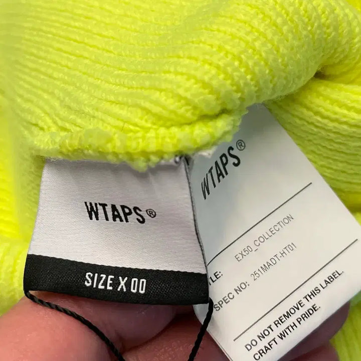 [BUNJANG] WTAPS Fluorescent Beanie / WTAPS 더블탭스 형광 비니