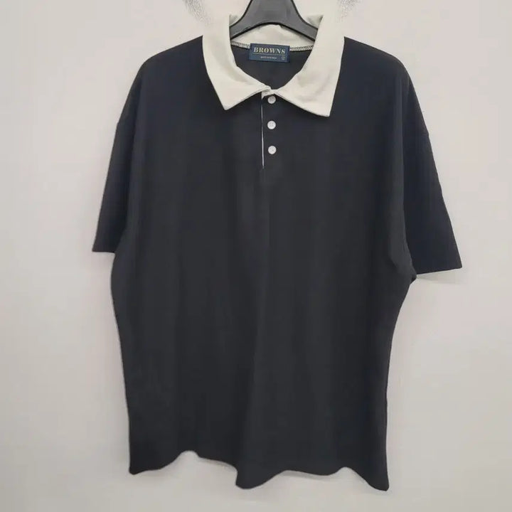 [BUNJANG] Bimono Rugby Short Sleeve Polo T-shirt (3XL) / [115/3XL] 바이모노 럭비 포트 반팔 카라티 티셔츠
