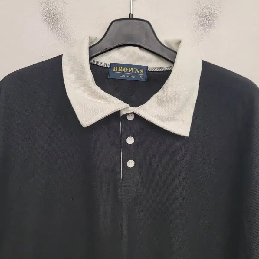 [BUNJANG] Bimono Rugby Short Sleeve Polo T-shirt (3XL) / [115/3XL] 바이모노 럭비 포트 반팔 카라티 티셔츠