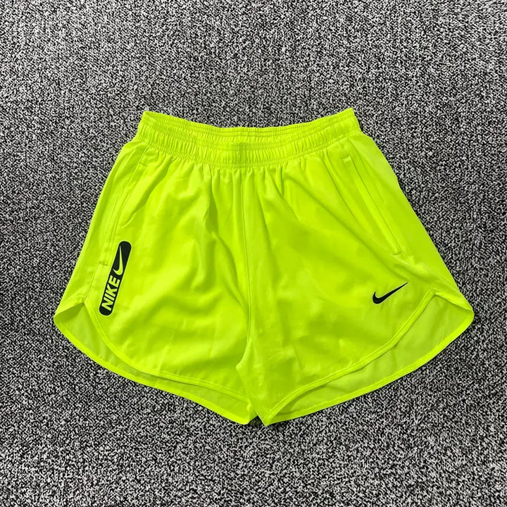 [BUNJANG] Nike Vintage Running Shorts Neon Yellow Mesh Lining / 빈티지9. 나이키 러닝 숏팬츠 반바지 네온 형광 옐로우 안감 메쉬