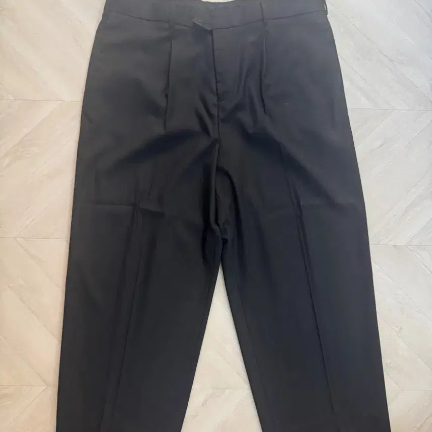 [BUNJANG] ASOS Wide-Leg Slacks Black 38 New / 아소스 와이드슬랙스 38 보관 새제품