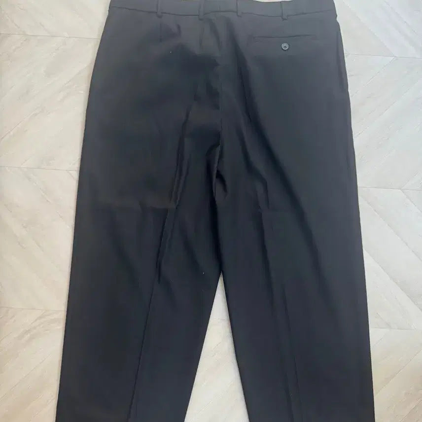 [BUNJANG] ASOS Wide-Leg Slacks Black 38 New / 아소스 와이드슬랙스 38 보관 새제품