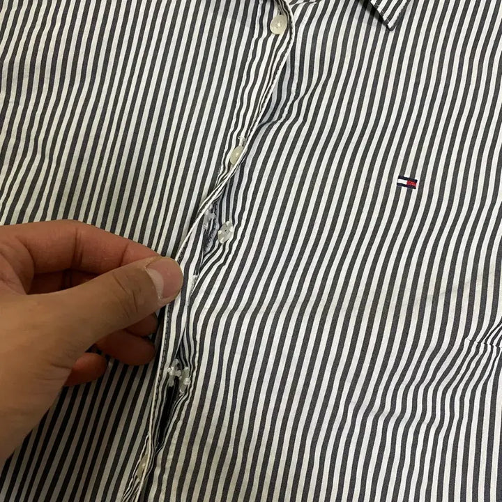 [BUNJANG] Tommy Hilfiger Striped Long Sleeve Shirt Women&
