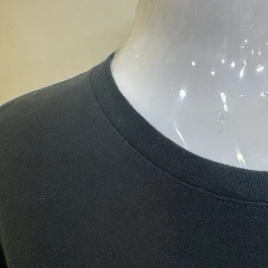 [BUNJANG] Champion Big Logo Short Sleeve T-Shirt Black M / 챔피온 빅로고 반팔티 블랙 M (루즈핏/데일리 기본템)
