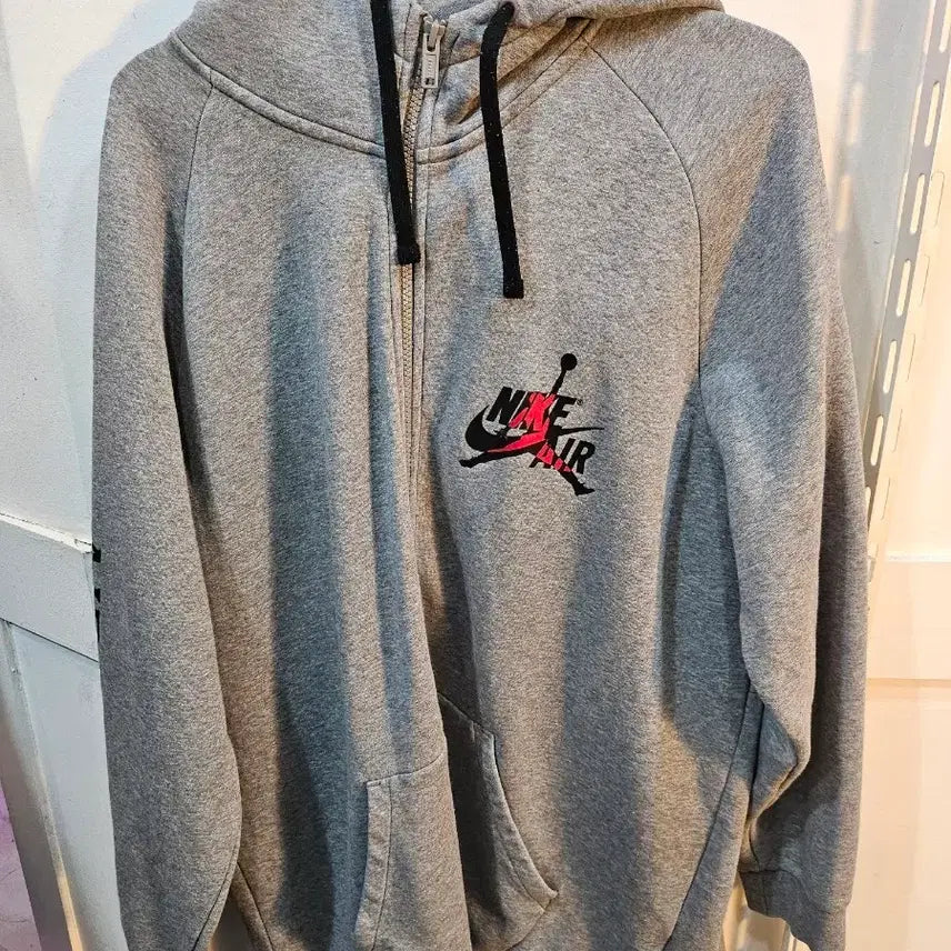 [BUNJANG] Nike Air Jordan Grey Full-Zip Hoodie XL / <만원빈티지>나이키 조던 에어 그레이 후드집업