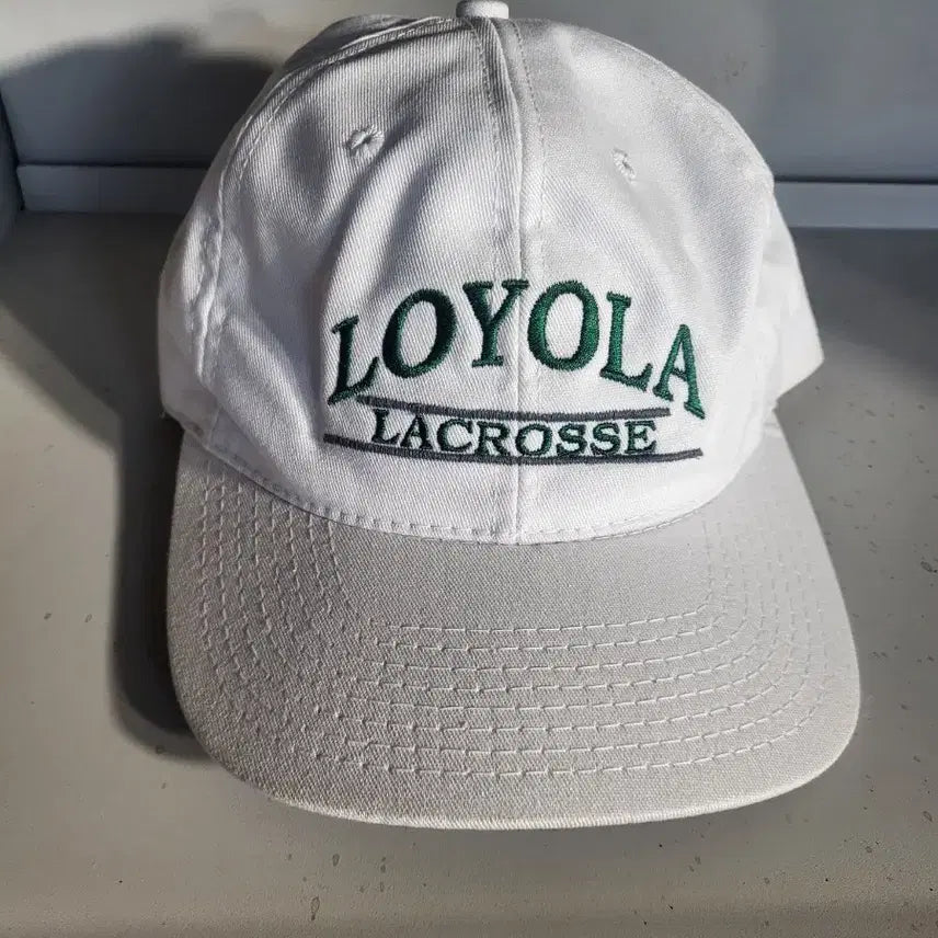 [BUNJANG] 90s LOYOLA Lacrosse Ball Cap White / 90sLOYOLA 라크로스 볼캡 화이트