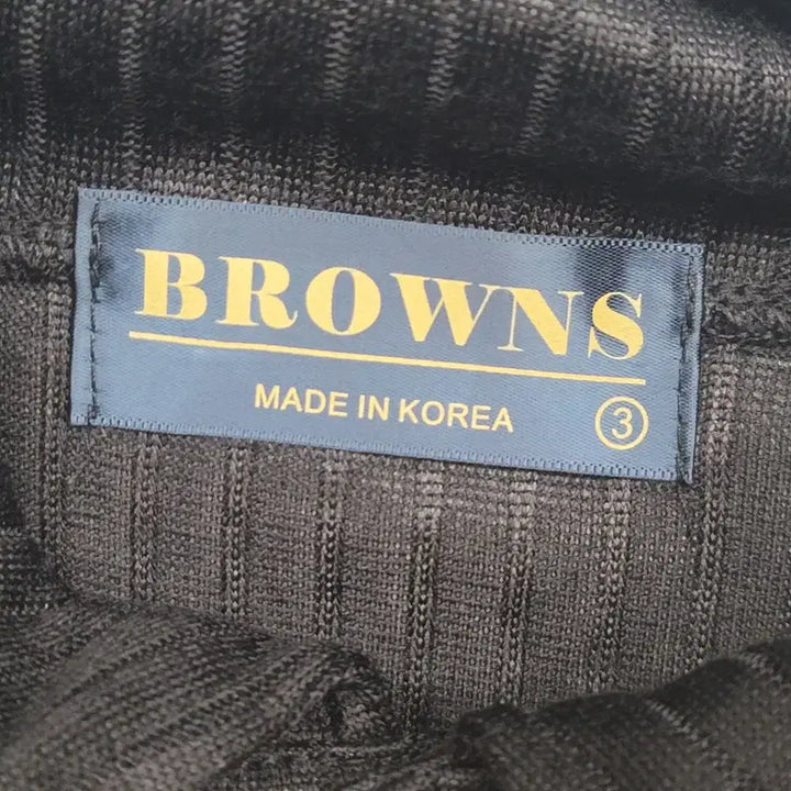 [BUNJANG] Bimono Pinstripe Short Sleeve Collar T-Shirt (3XL) / [115/3XL] 바이모노 핀스트라이프 반팔 카라티 티셔츠
