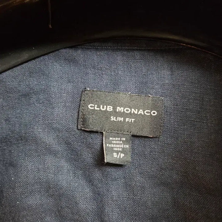 [BUNJANG] Club Monaco Slim Fit Navy Linen Shirt / 클럽모나코 슬림핏 네이비 린넨 셔츠 S/P 90~95 사이즈
