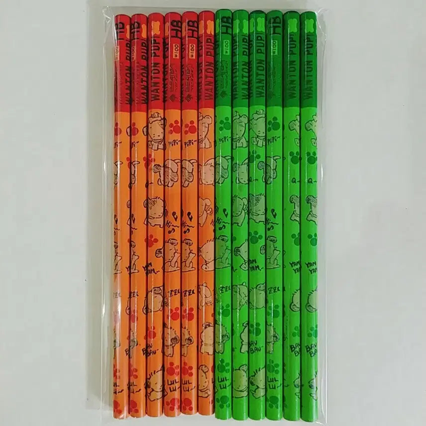 [BUNJANG] Classic Mode &amp; Fancy Pencil Set - Vintage Stationery, Retro Pencils / 고전 모드랑팬시 연필 세트 / 빈티지 문구 옛날연필 레트로 수집품