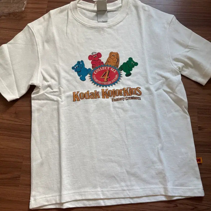 [BUNJANG] Kodak Color Kin Short Sleeve T-Shirt White S / 새상품) 코닥 컬러킨 반팔 티셔츠 화이트s