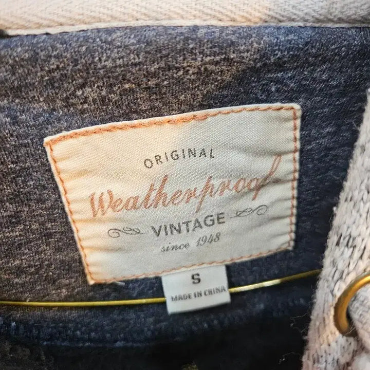 [BUNJANG] Weatherproof Vintage Grey Hooded Zip-Up Jumper / <만원빈티지>Weatherproof Vintage 회색 후드 집업 점퍼