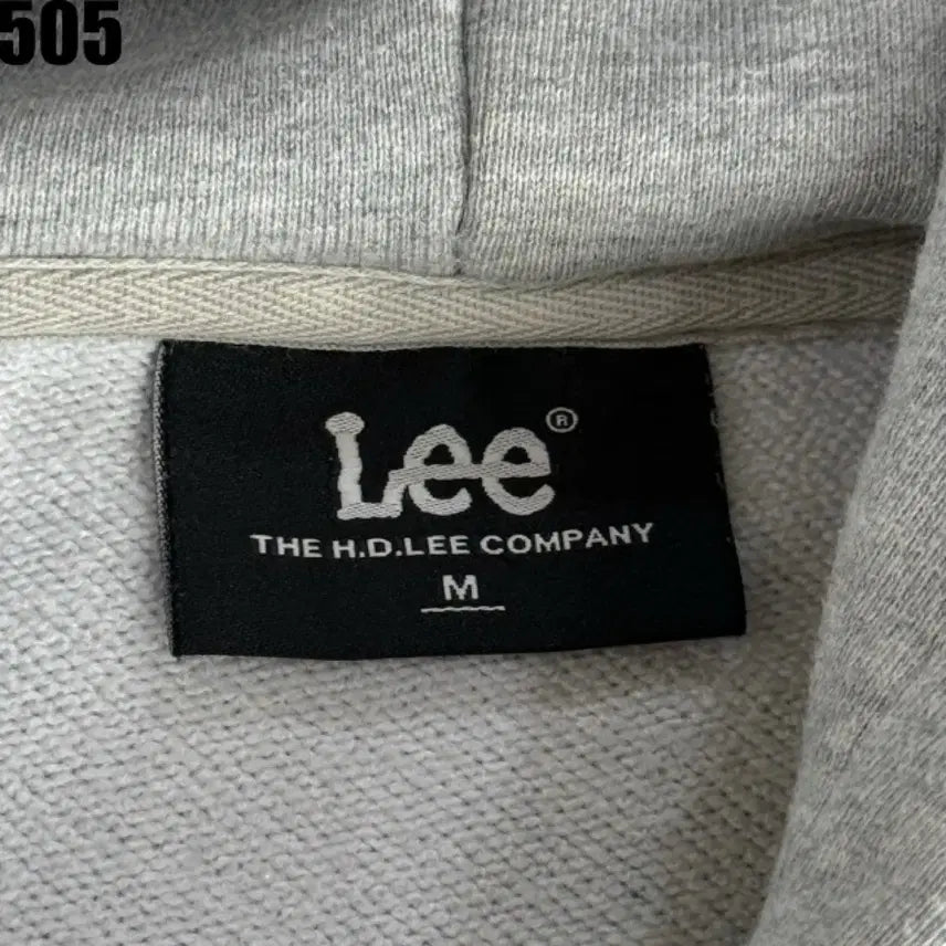 [BUNJANG] Lee Grey Logo Hoodie / Lee 로고 후드티 회색