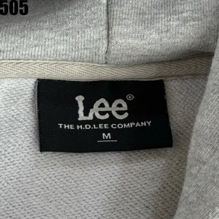 [BUNJANG] Lee Grey Logo Hoodie / Lee 로고 후드티 회색