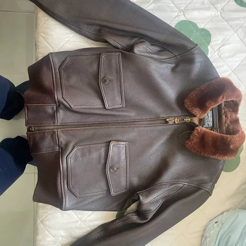[BUNJANG] Real Simmons G-1 Goat Skin Jacket / 리얼시몬스 g-1 고트스킨