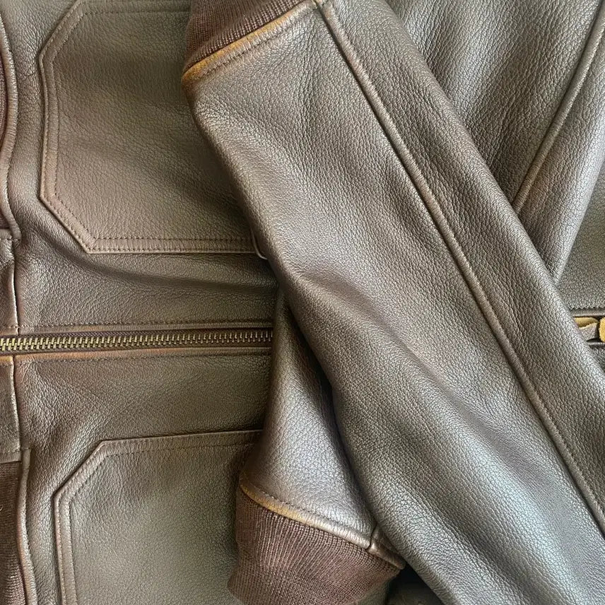 [BUNJANG] Real Simmons G-1 Goat Skin Jacket / 리얼시몬스 g-1 고트스킨