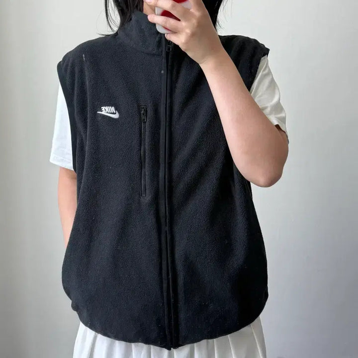 [BUNJANG] Nike Black Fleece Vest XL / [XL] 나이키 블랙 플리스 베스트