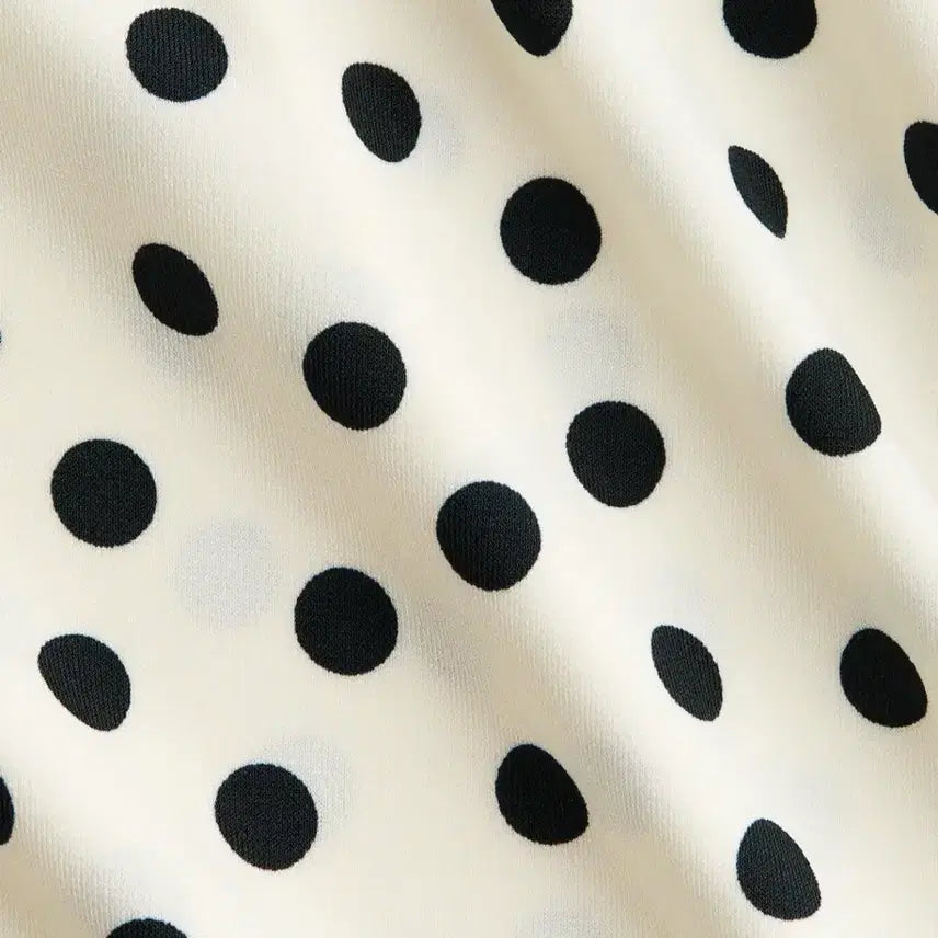 [BUNJANG] H&amp;M One-Shoulder Draped Polka Dot Top / H&amp;M 원숄더 드레이프 도트 탑