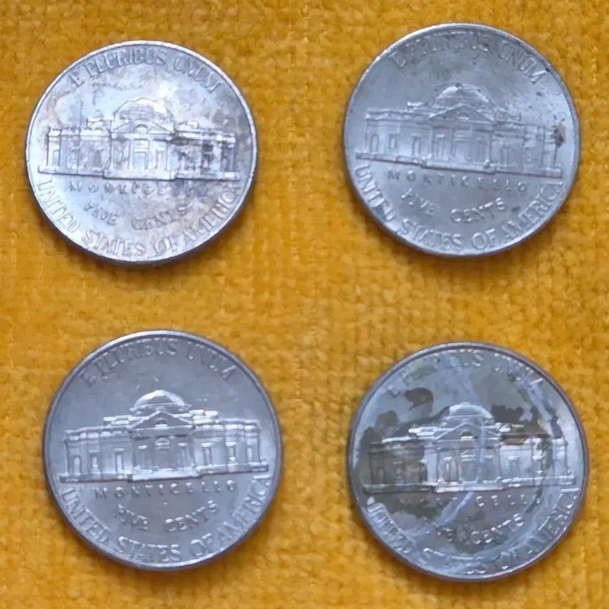 [BUNJANG] United States Jefferson Nickel (5 Cents) Coin Set / 미국 제퍼슨 니켈(5센트) 동전