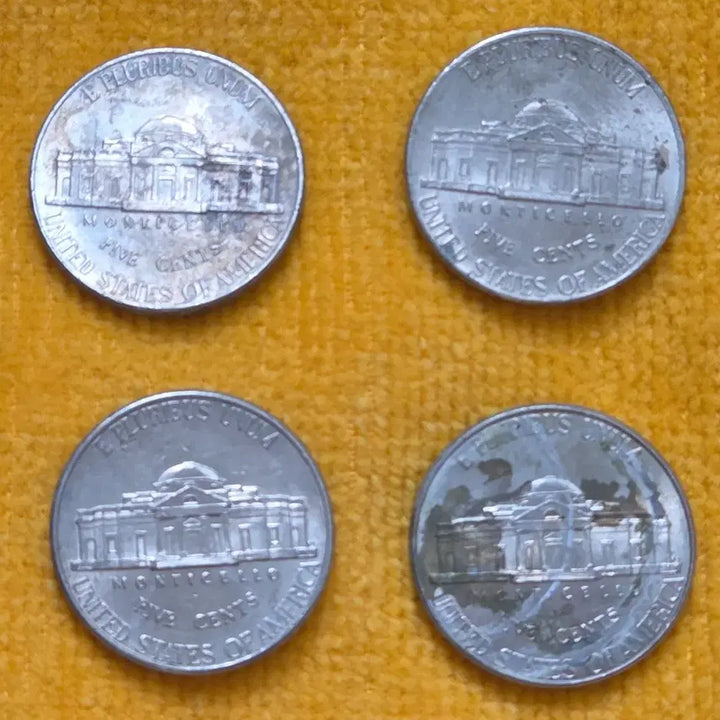 [BUNJANG] United States Jefferson Nickel (5 Cents) Coin Set / 미국 제퍼슨 니켈(5센트) 동전