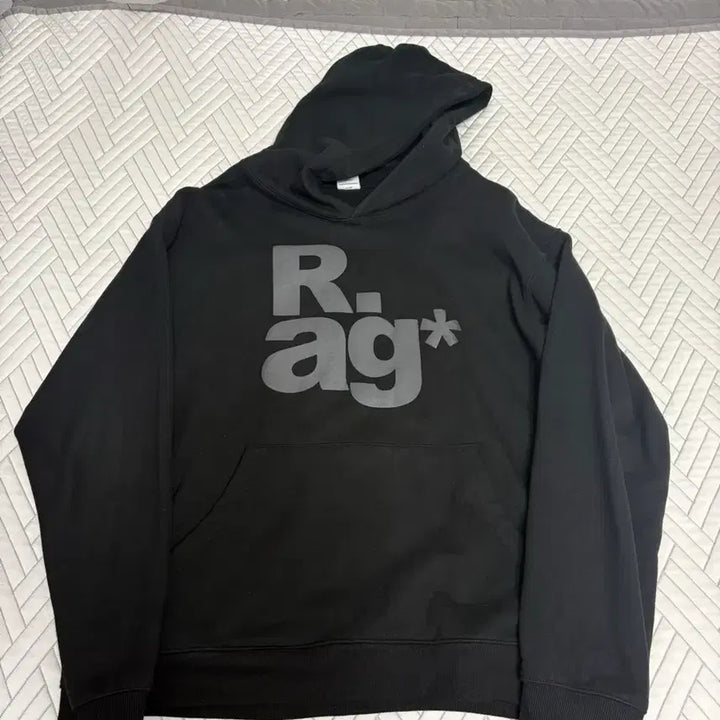 [BUNJANG] The Coldest Moment Rag Hoodie Black M / 더콜디스트모먼트 rag 후드집업 M