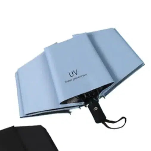 [BUNJANG] UV Protection 3-Section Folding Umbrella Sky Blue / [새상품] UV자외선차단 3단 접이식 양우산 스카이블루