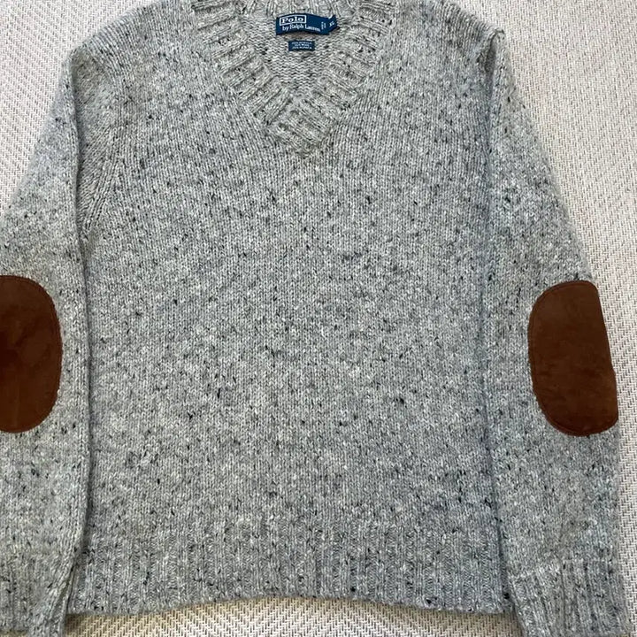 [BUNJANG] Polo Ralph Lauren Alpaca Elbow Patch Knit XL / 폴로랄프로렌 알파카 엘보 패치 니트  J04373