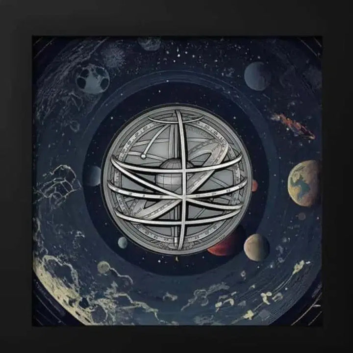 [BUNJANG] 2024 Celestial Canvas Ultra High Relief Antique Silver Coin / 2024 CIT 2온스 행성 우주 천구의 캔버스 울트라 하이릴리프 엔틱