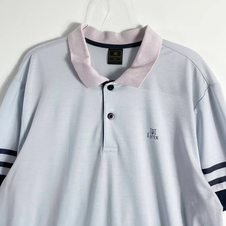 [BUNJANG] E1 Rings Golf Wear Short Sleeve Shirt / E1 링스 골프웨어 반팔셔츠 100-103사이즈