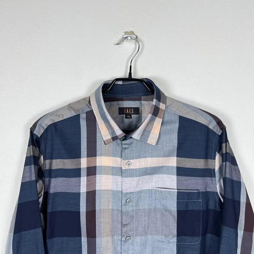 [BUNJANG] Daks Check Cotton Shirt XL / 닥스 체크 셔츠 남방 면 남105 XL 라덴 빈티지