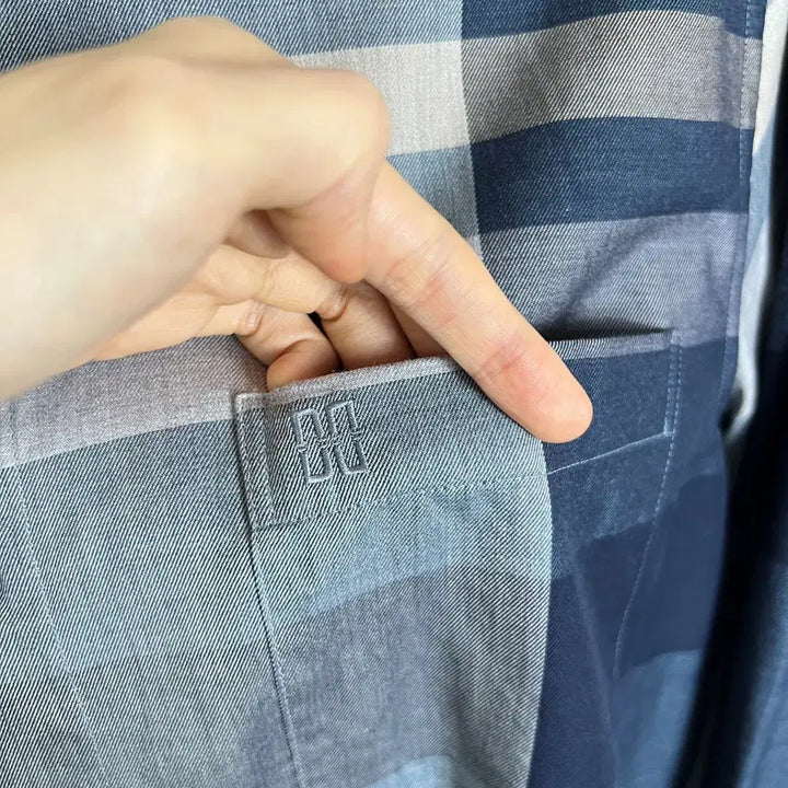[BUNJANG] Daks Check Cotton Shirt XL / 닥스 체크 셔츠 남방 면 남105 XL 라덴 빈티지