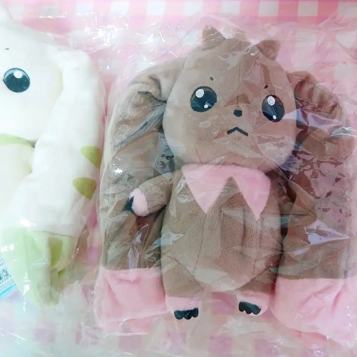 [BUNJANG] Digimon Terriermon &amp; Lopmon Nui-gromi S Plush / [미사용] 디지몬 테리어몬 &amp; 로프몬 누이구루미S 일본 공식 솜인형