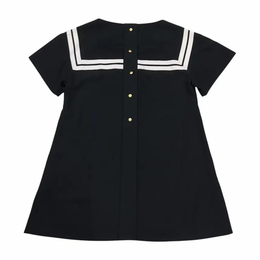 [BUNJANG] Lucky Chouette Sailor Dress Black / 럭키슈에뜨 세일러 원피스 블랙 36