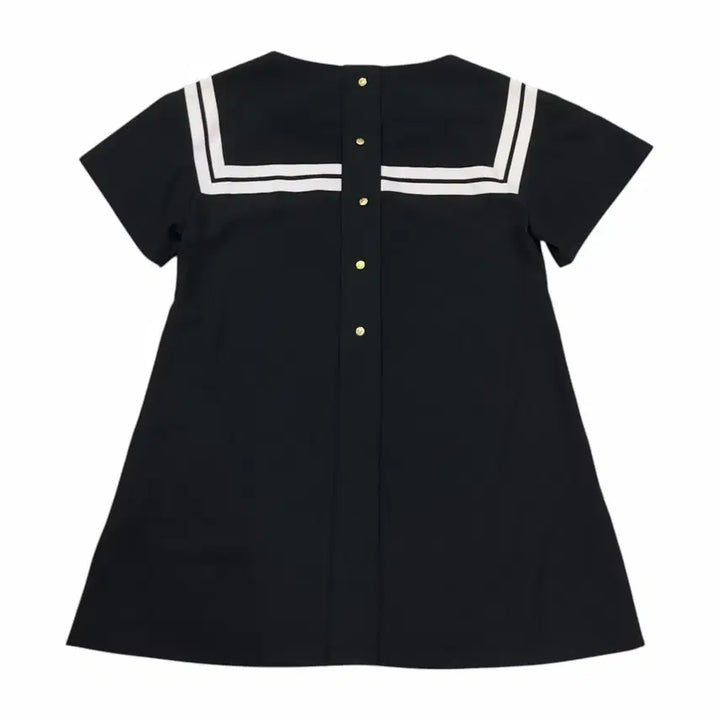 [BUNJANG] Lucky Chouette Sailor Dress Black / 럭키슈에뜨 세일러 원피스 블랙 36
