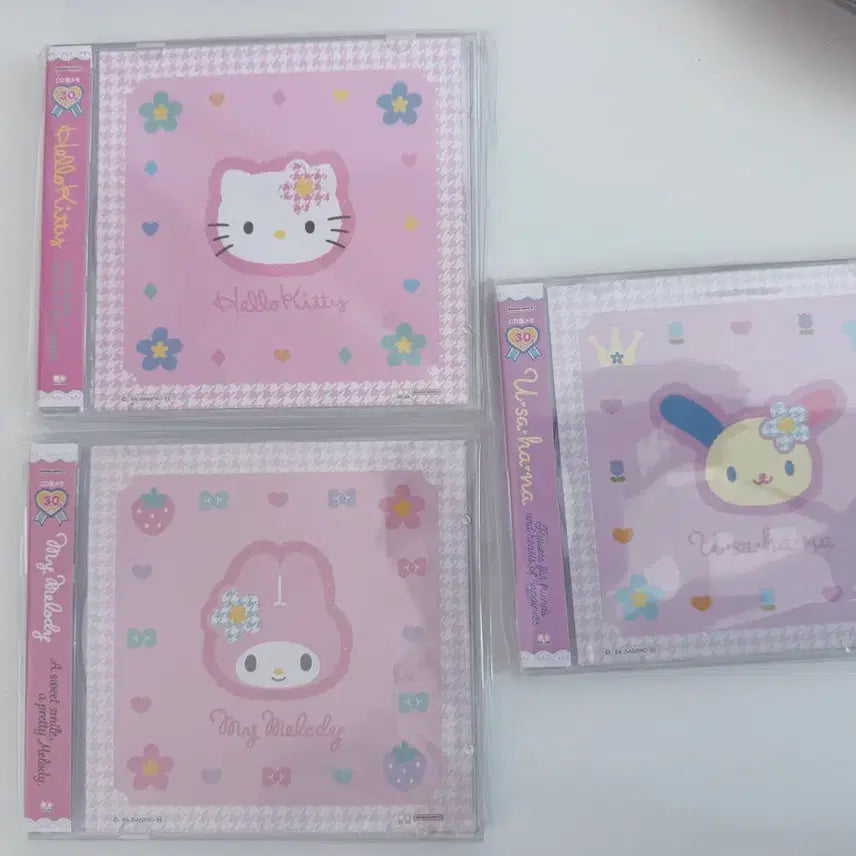[BUNJANG] Sanrio Hello Kitty Usahana Marmalade CD Memo Pad Set / 산리오 키티 우사하나 마멜 CD메모지 세트판매