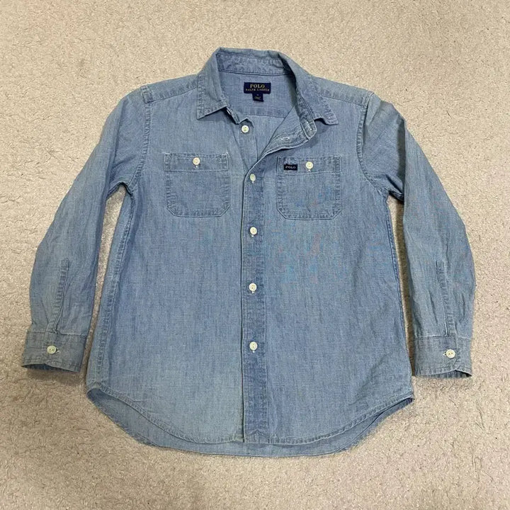 [BUNJANG] Polo Ralph Lauren Kids Denim Shirt Size 7 / 폴로 랄프로렌 키즈 아동 데님 셔츠 7