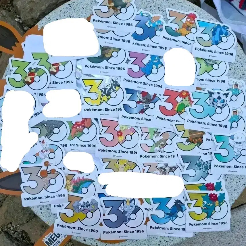 [BUNJANG] Pokemon 30th Anniversary Sticker Swap / 포켓몬 30주년 기념 스티커 일괄