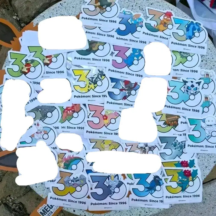 [BUNJANG] Pokemon 30th Anniversary Sticker Swap / 포켓몬 30주년 기념 스티커 일괄
