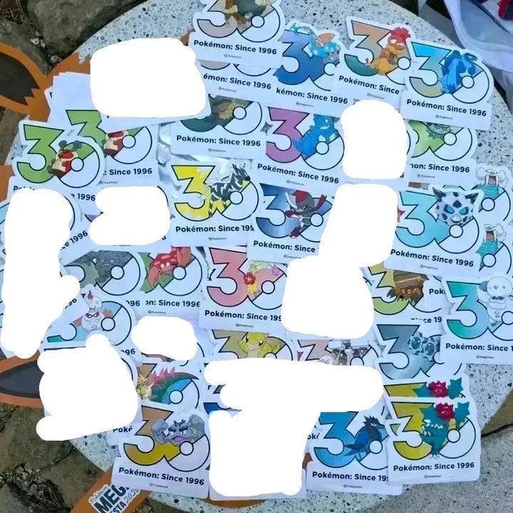 [BUNJANG] Pokemon 30th Anniversary Sticker Swap / 포켓몬 30주년 기념 스티커 일괄